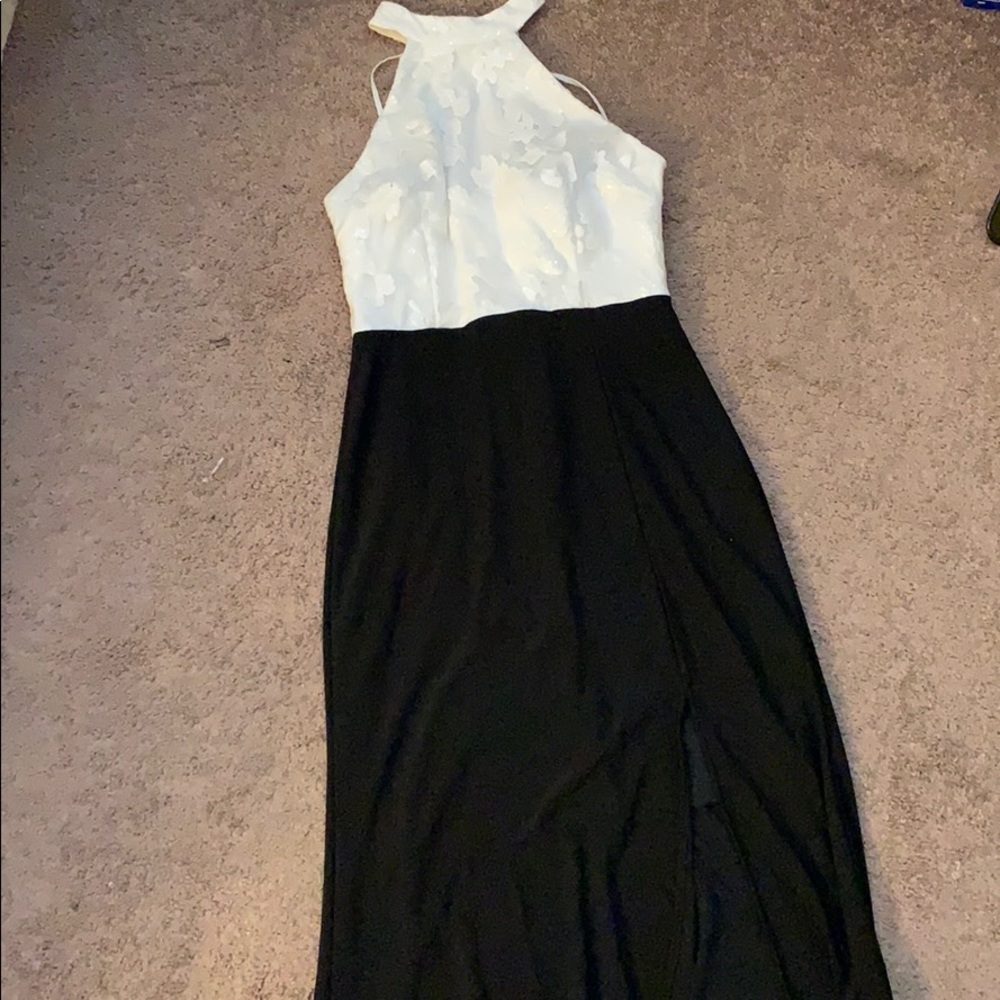 Haltered Top Maxi Dress with Slit